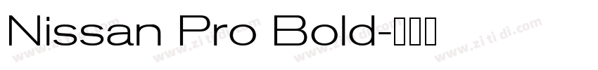 Nissan Pro Bold字体转换 Nissan Pro Bold字体转换